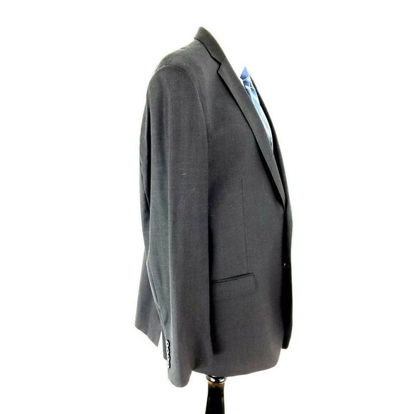 Joseph Abboud Wool 2 Button Blazer 46R Gray Slim Fit 48R‎ - Picture 6 of 10